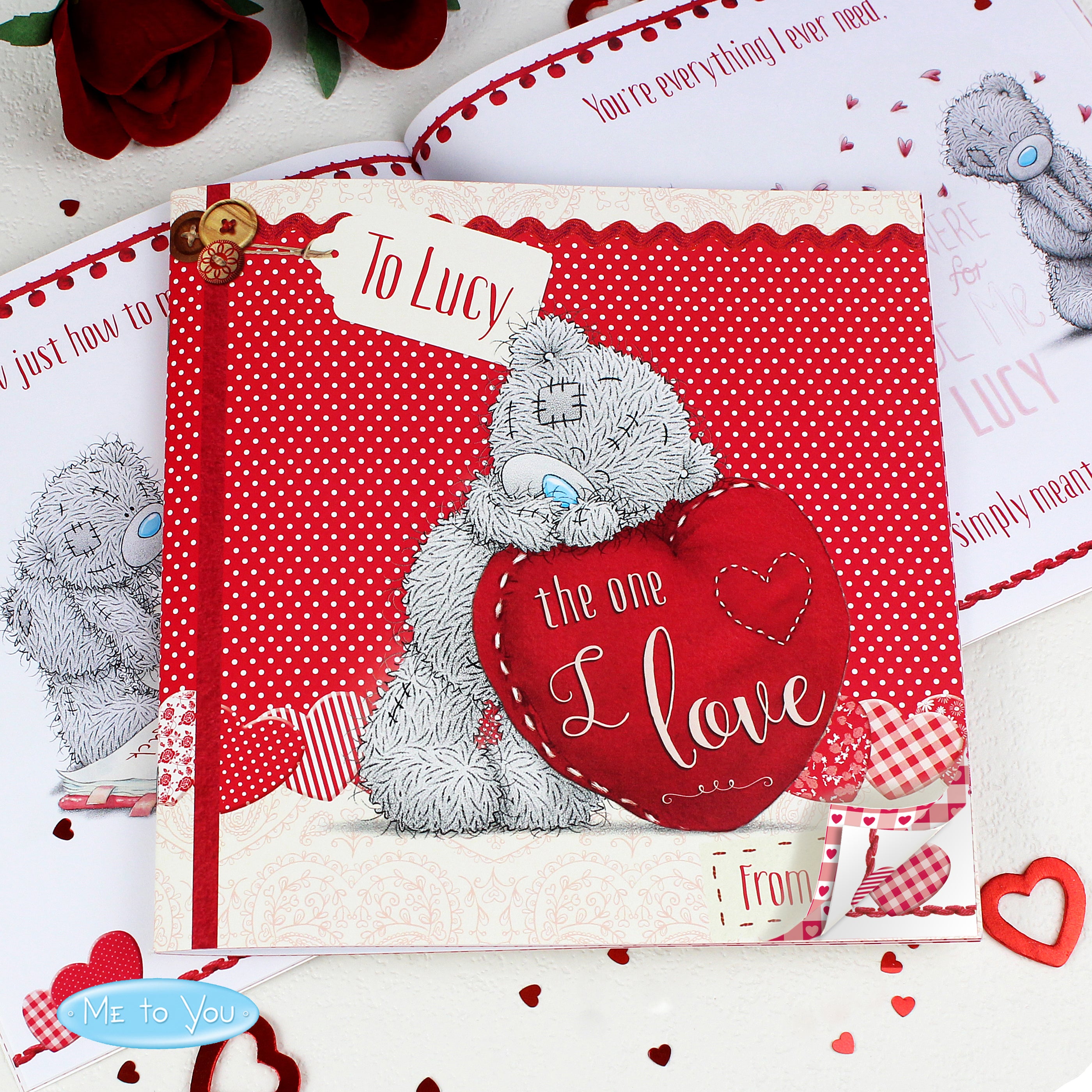 Personalised Me to You The One I Love Poem Book from Heartfelt Gifts