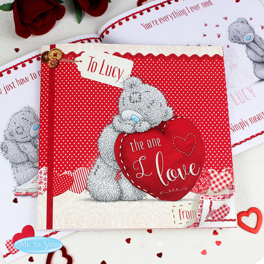 Personalised Me to You The One I Love Poem Book from Heartfelt Gifts