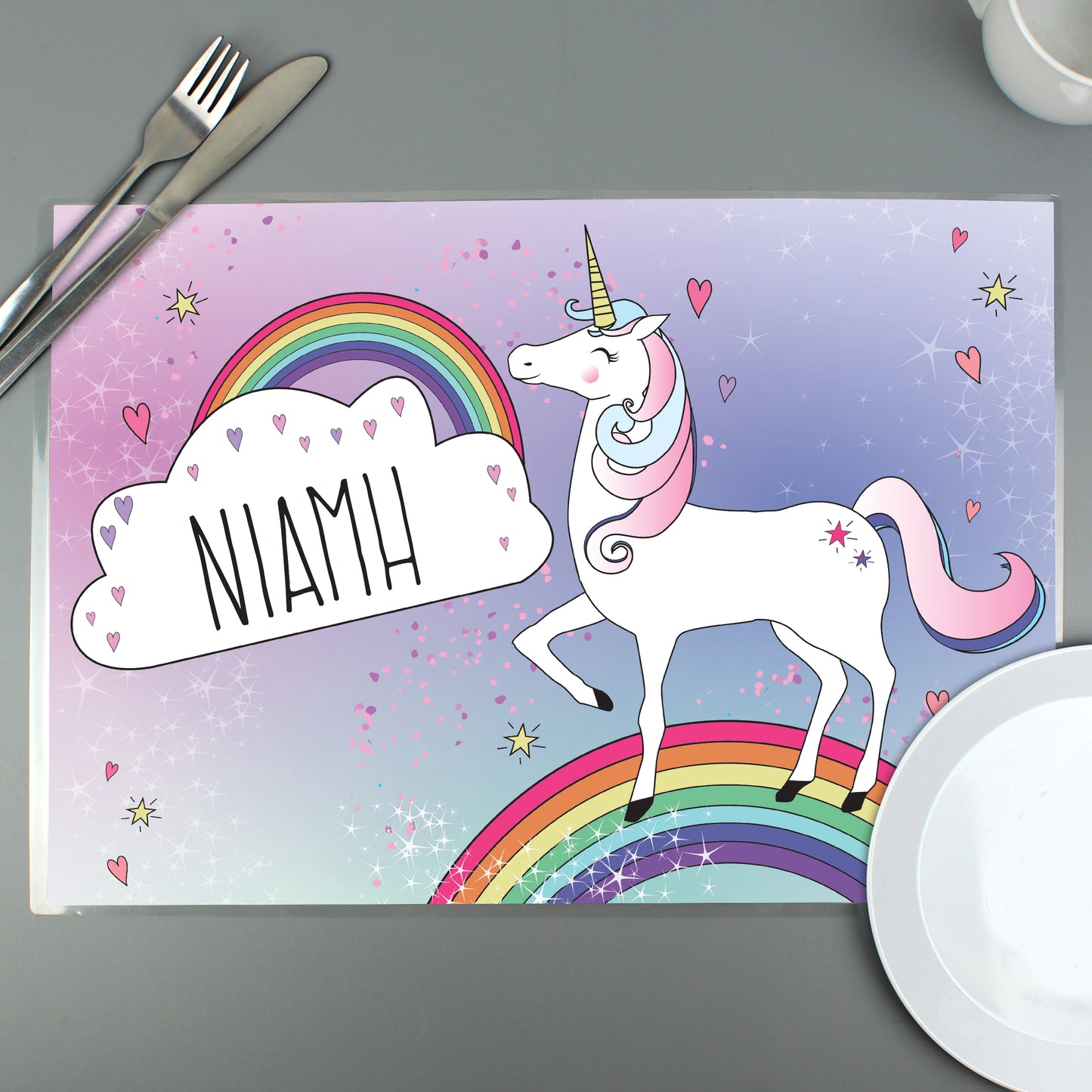 Personalised Unicorn Placemat - image 3