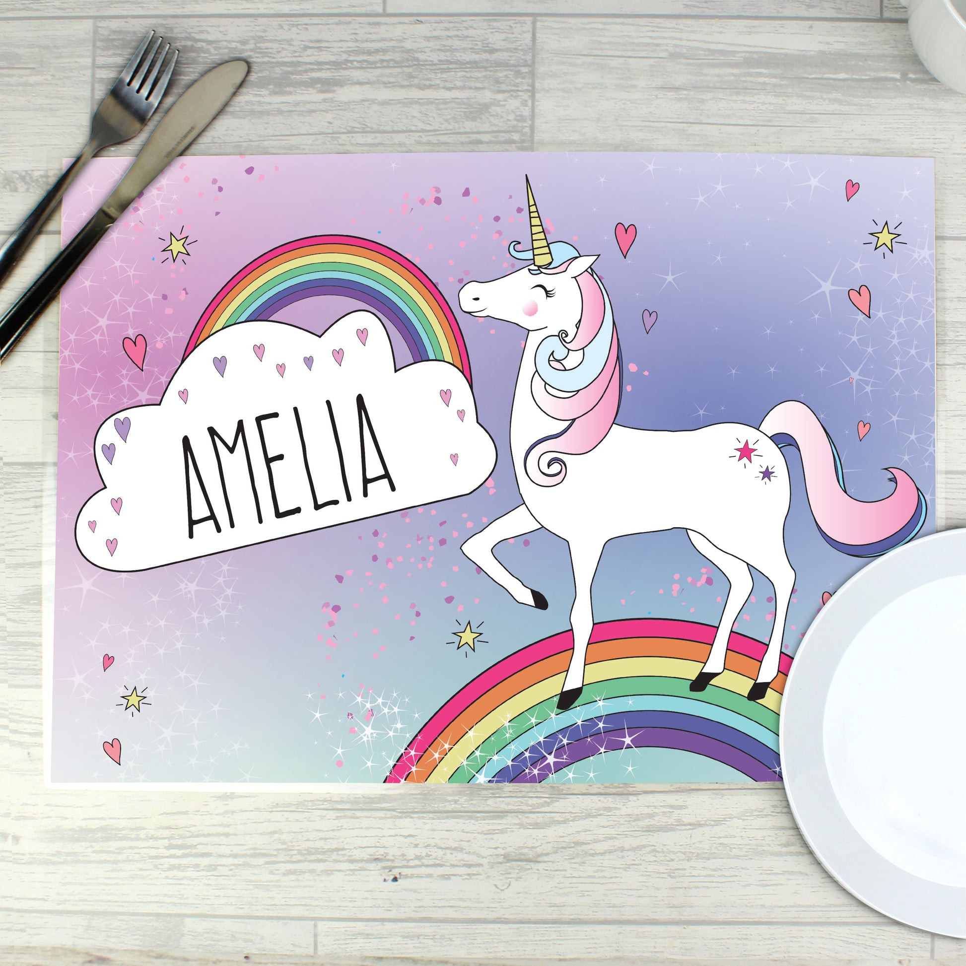 Personalised Unicorn Placemat - image 6