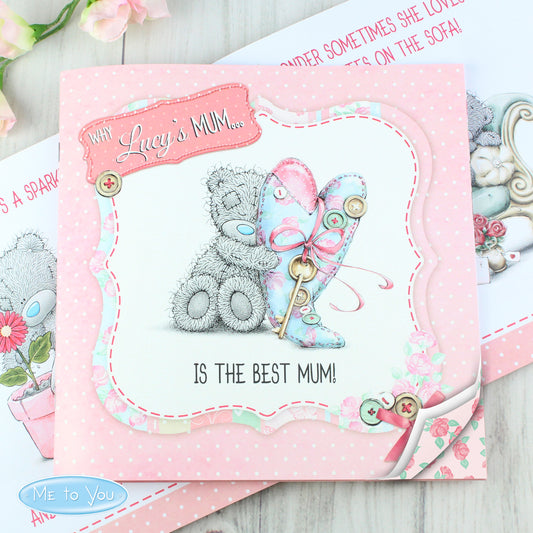 Personalised Me to You Mum Nan Grandma Poem Book from Heartfelt Gifts