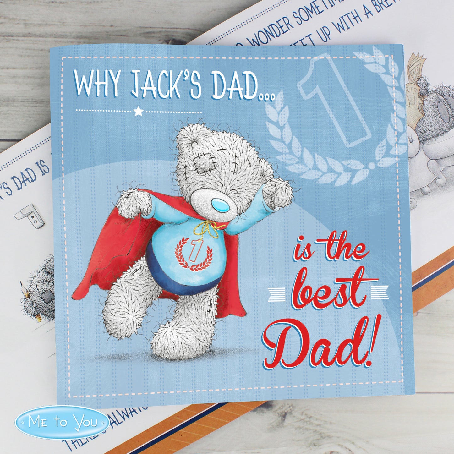 Personalised Me to You For Him Super Hero Poem Book from Heartfelt Gifts