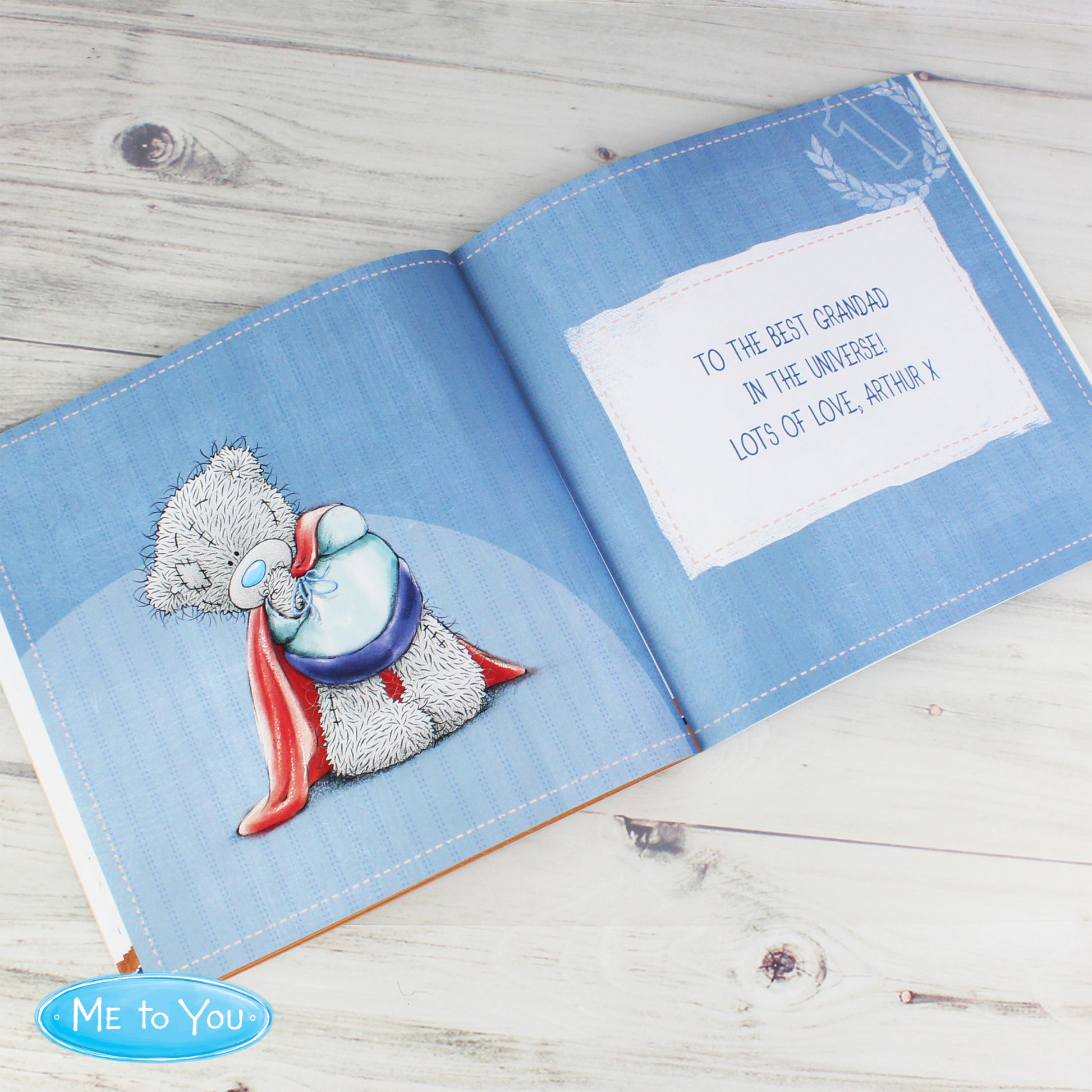 Personalised Me to You For Him Super Hero Poem Book - image 2