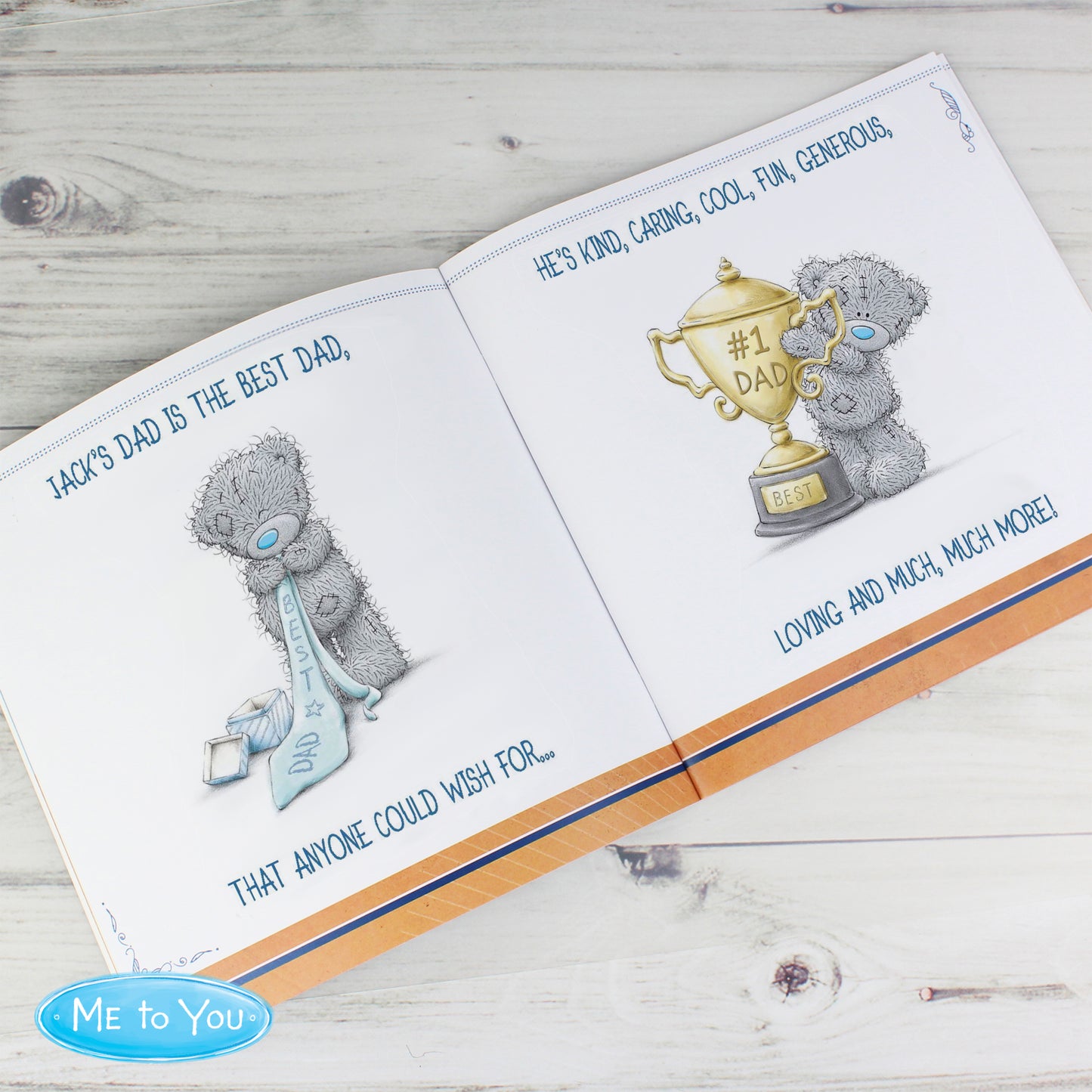 Personalised Me to You For Him Super Hero Poem Book - image 3
