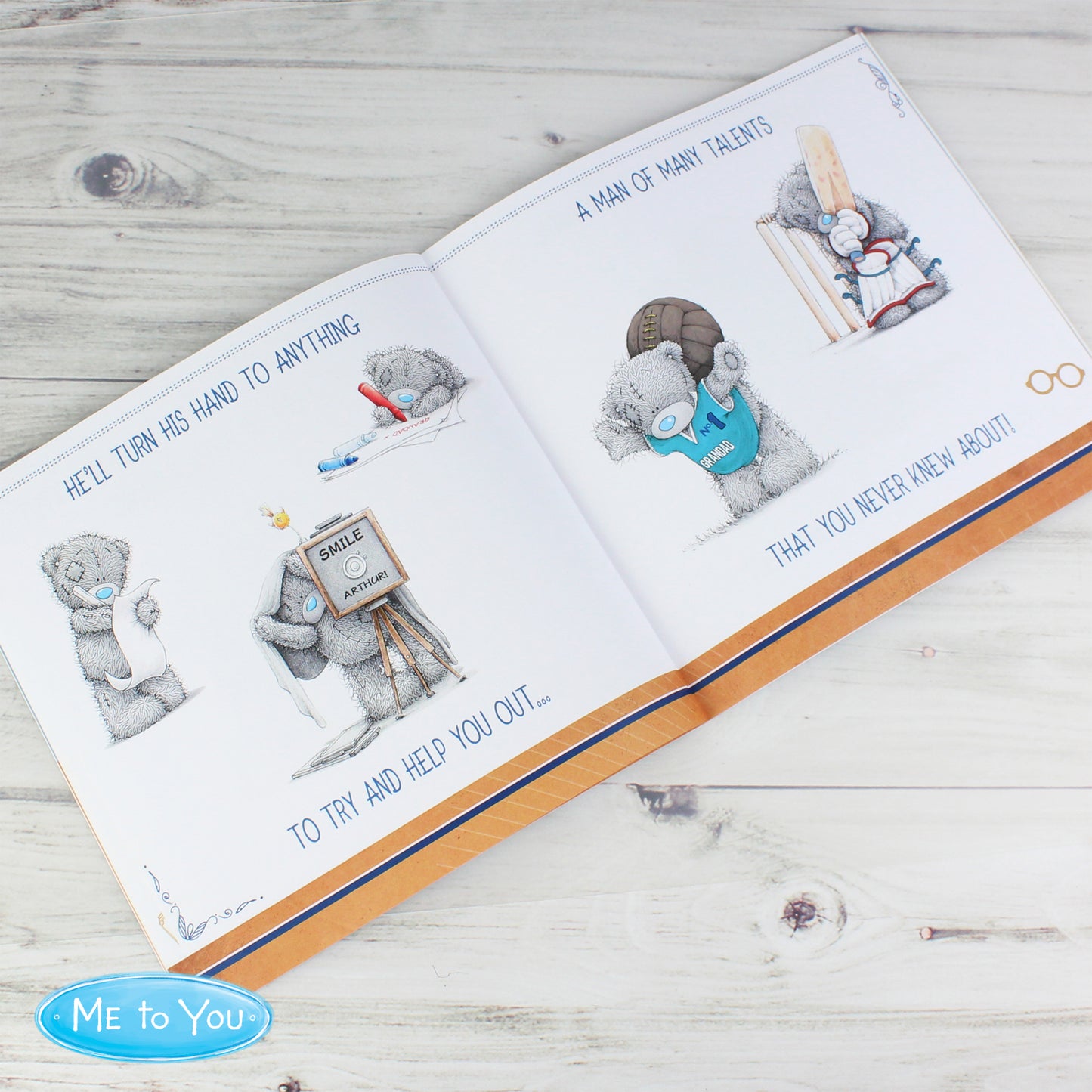 Personalised Me to You For Him Super Hero Poem Book - image 8