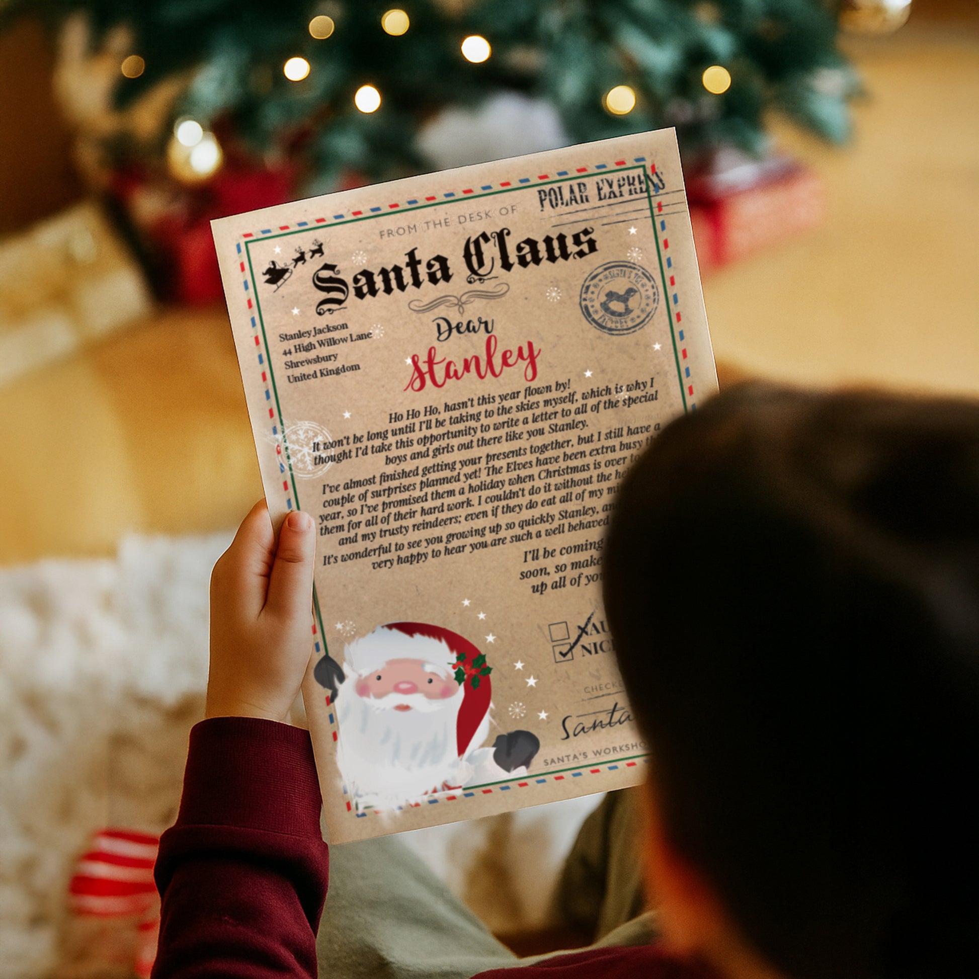 Personalised Santa Claus Letter from Heartfelt Gifts