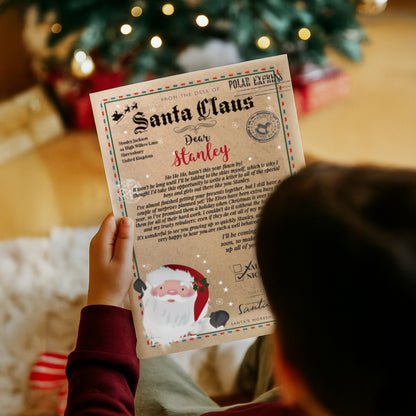Personalised Santa Claus Letter from Heartfelt Gifts