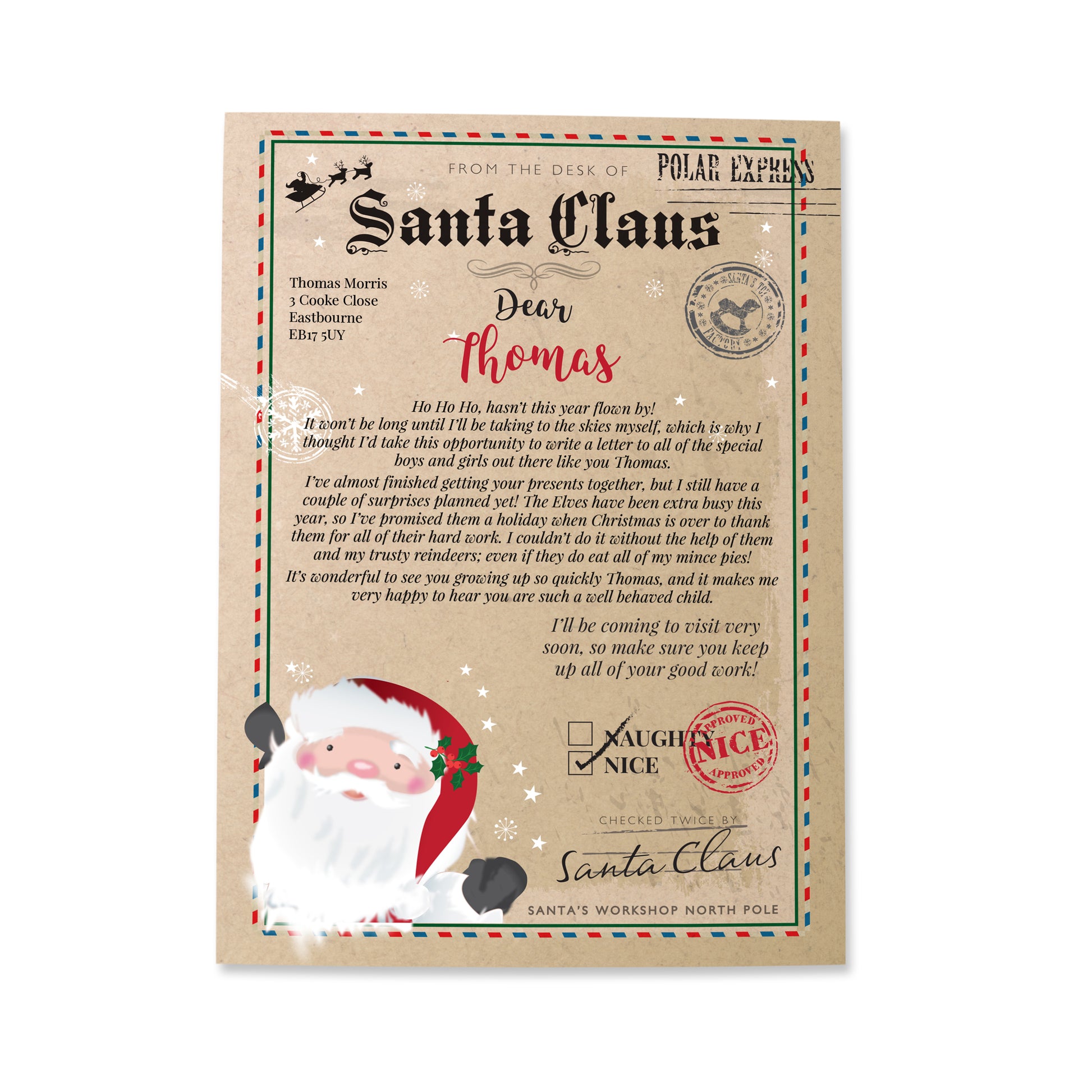 Personalised Santa Claus Letter - image 2