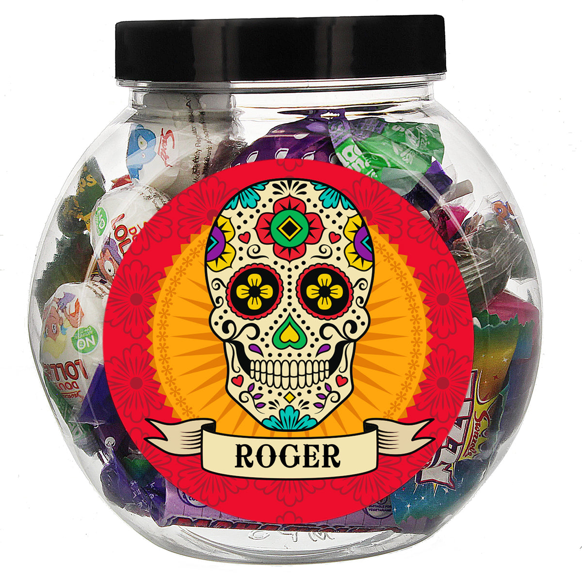 Personalised Sugar Skull Sweet Jar - image 2