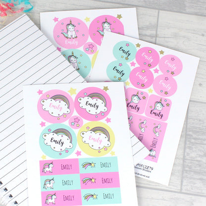 Personalised Baby Unicorn Sticker Set - image 5