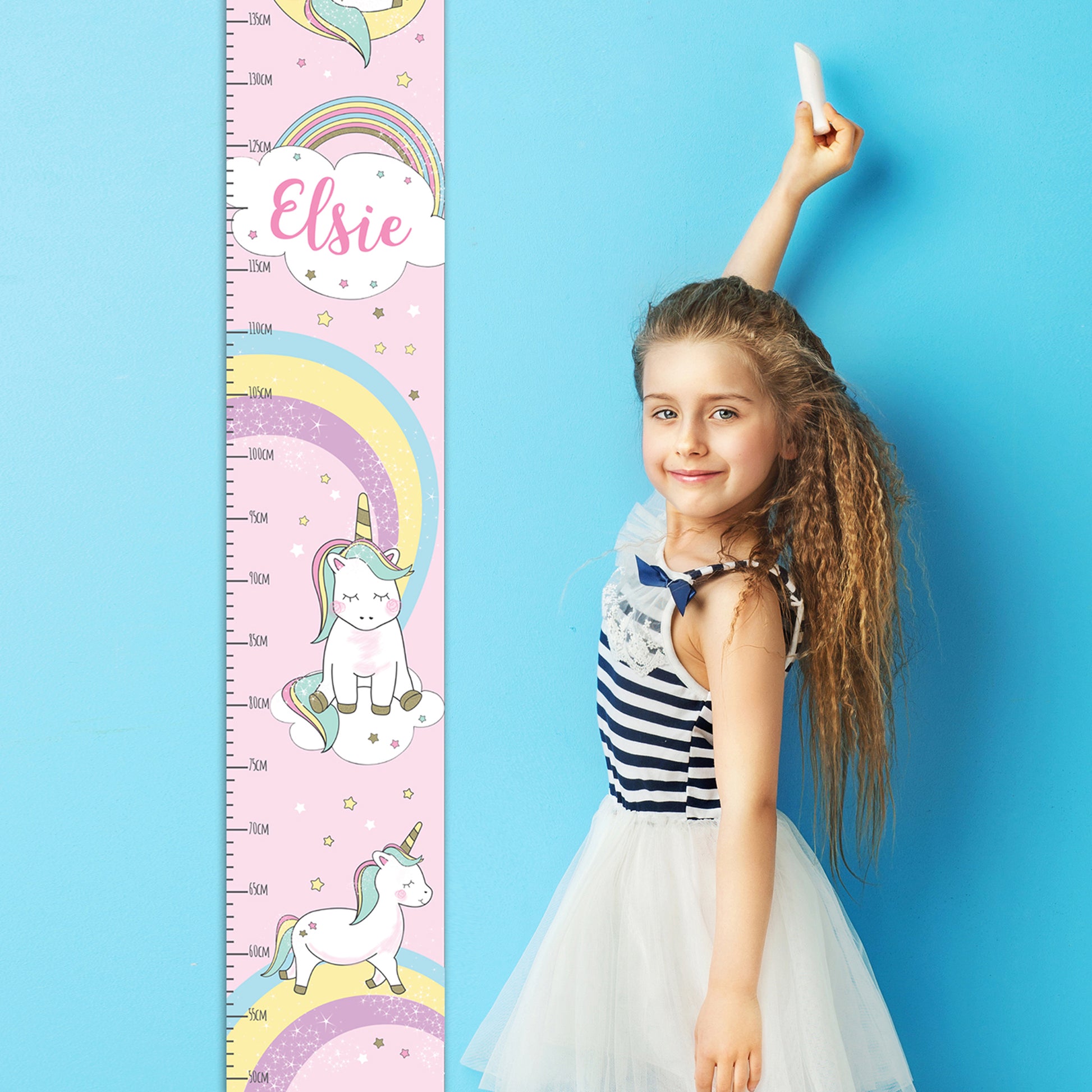 Personalised Baby Unicorn Height Chart from Heartfelt Gifts