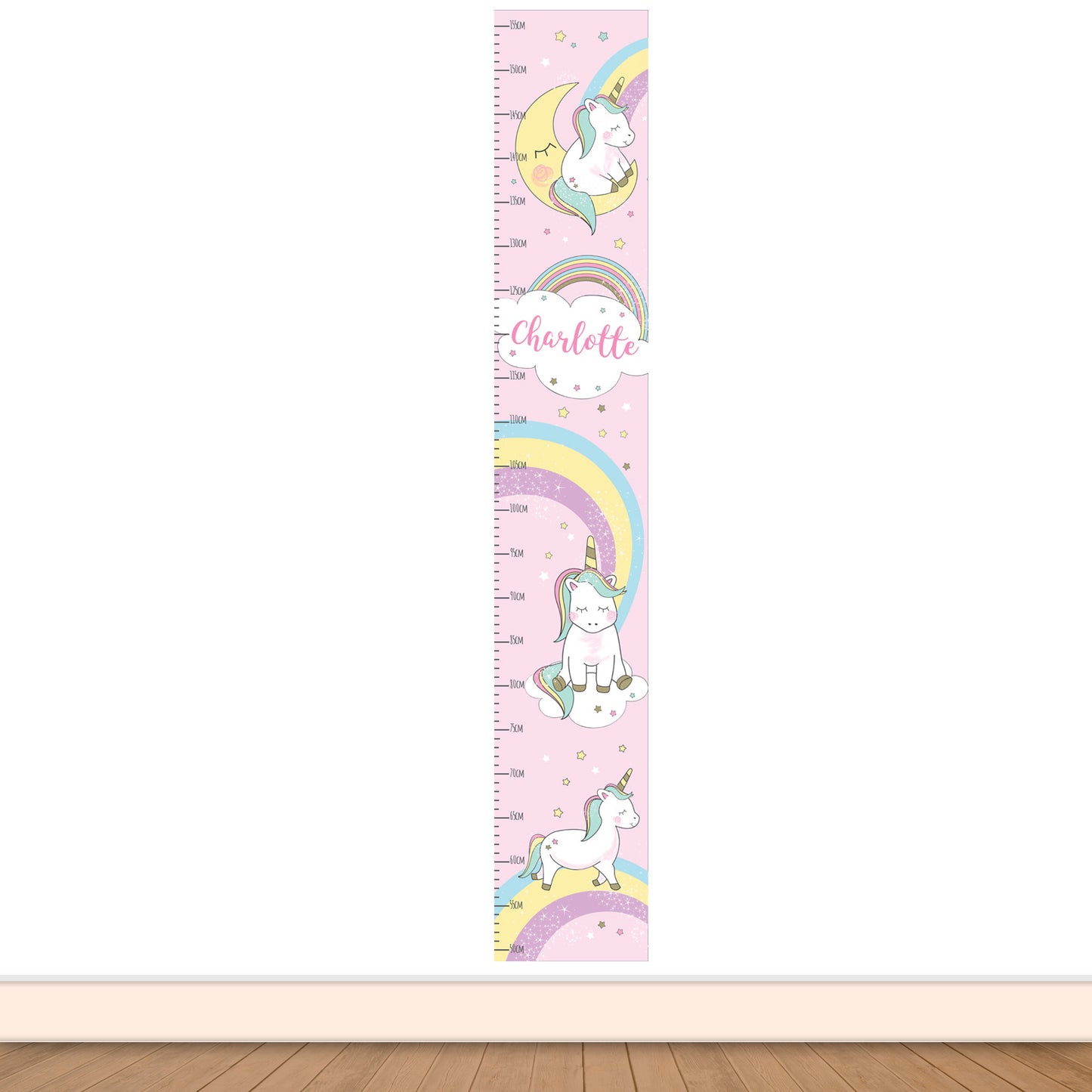 Personalised Baby Unicorn Height Chart - image 9