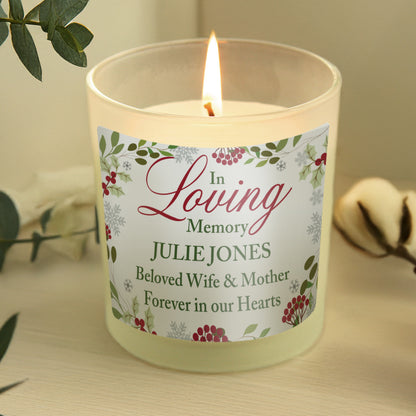 Personalised In Loving Memory Scented Jar Candle from Heartfelt Gifts