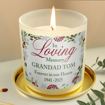 Personalised In Loving Memory Scented Jar Candle - image 2