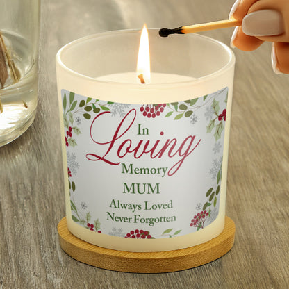 Personalised In Loving Memory Scented Jar Candle - image 3