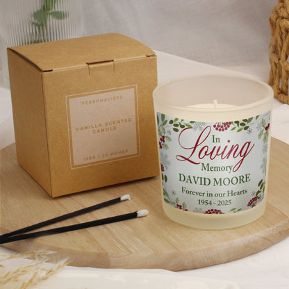 Personalised In Loving Memory Scented Jar Candle - image 4