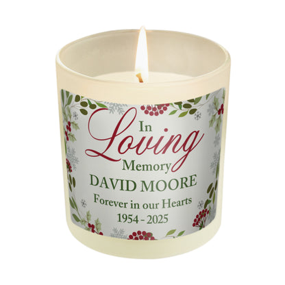 Personalised In Loving Memory Scented Jar Candle - image 5