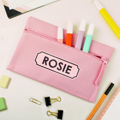 Personalised Pink Pencil Case - image 2