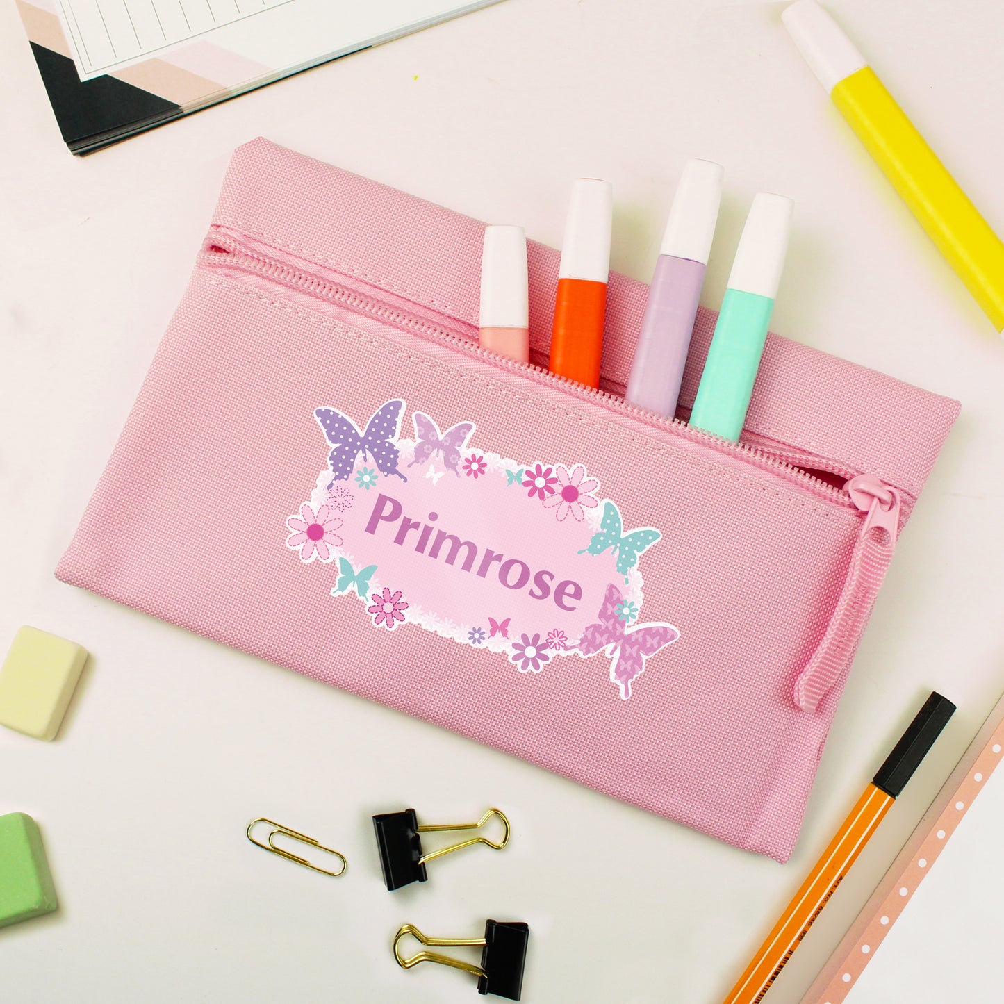 Personalised Butterfly Pencil Case - image 2
