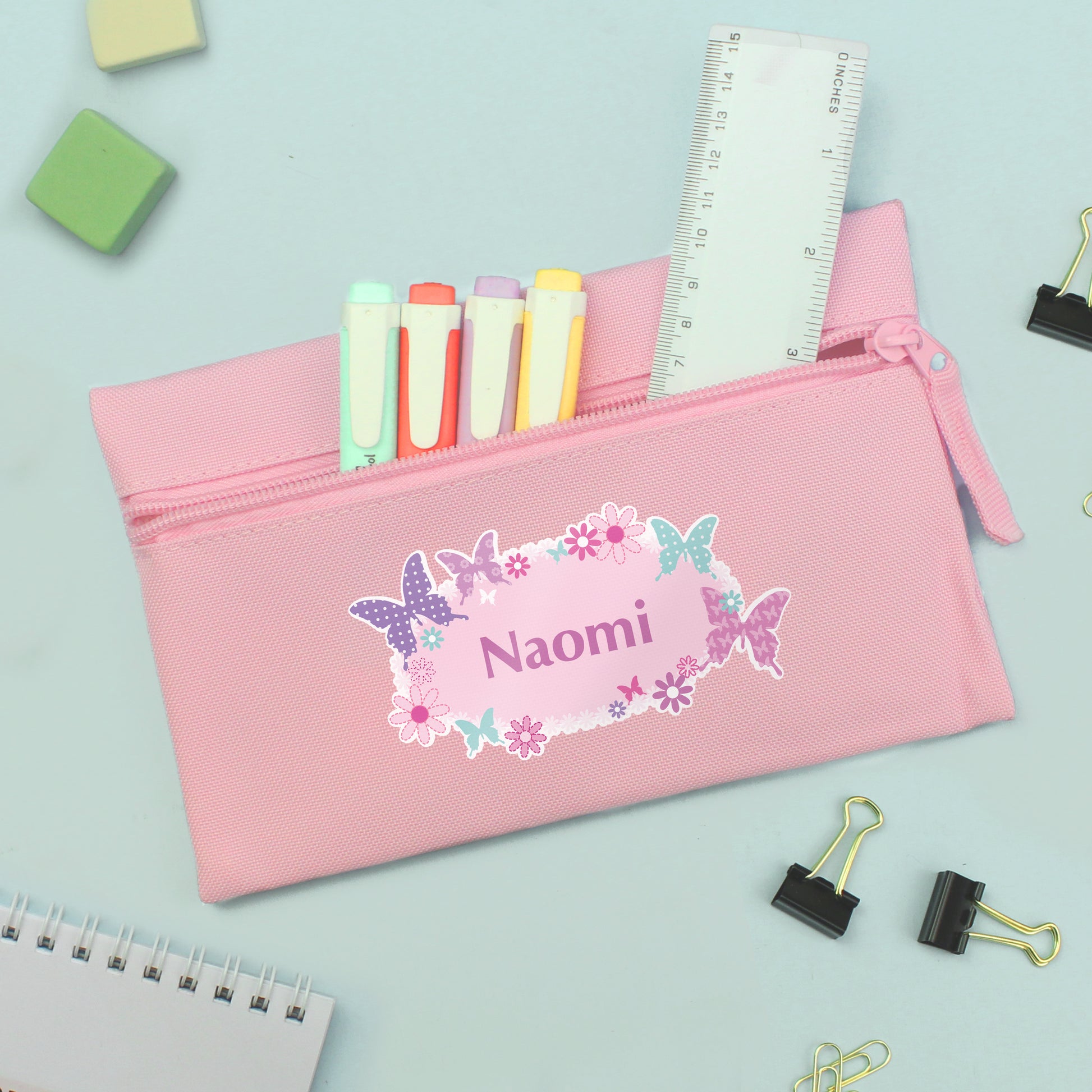Personalised Butterfly Pencil Case - image 3