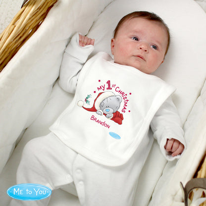 Personalised Me To You My 1st Christmas Bib - image 2