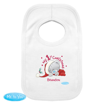 Personalised Me To You My 1st Christmas Bib - image 3