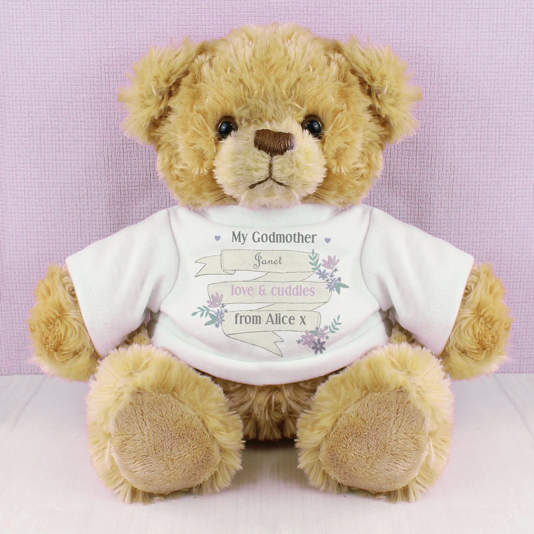 Personalised Garden Bloom Message Teddy Bear - image 2