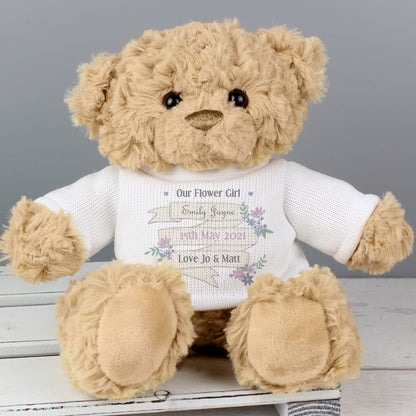 Personalised Garden Bloom Message Teddy Bear - image 4