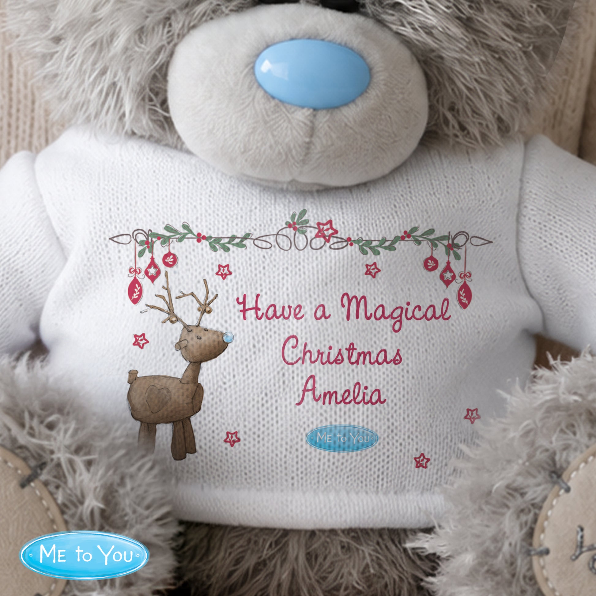 Personalised Me To You Bear Reindeer - image 3