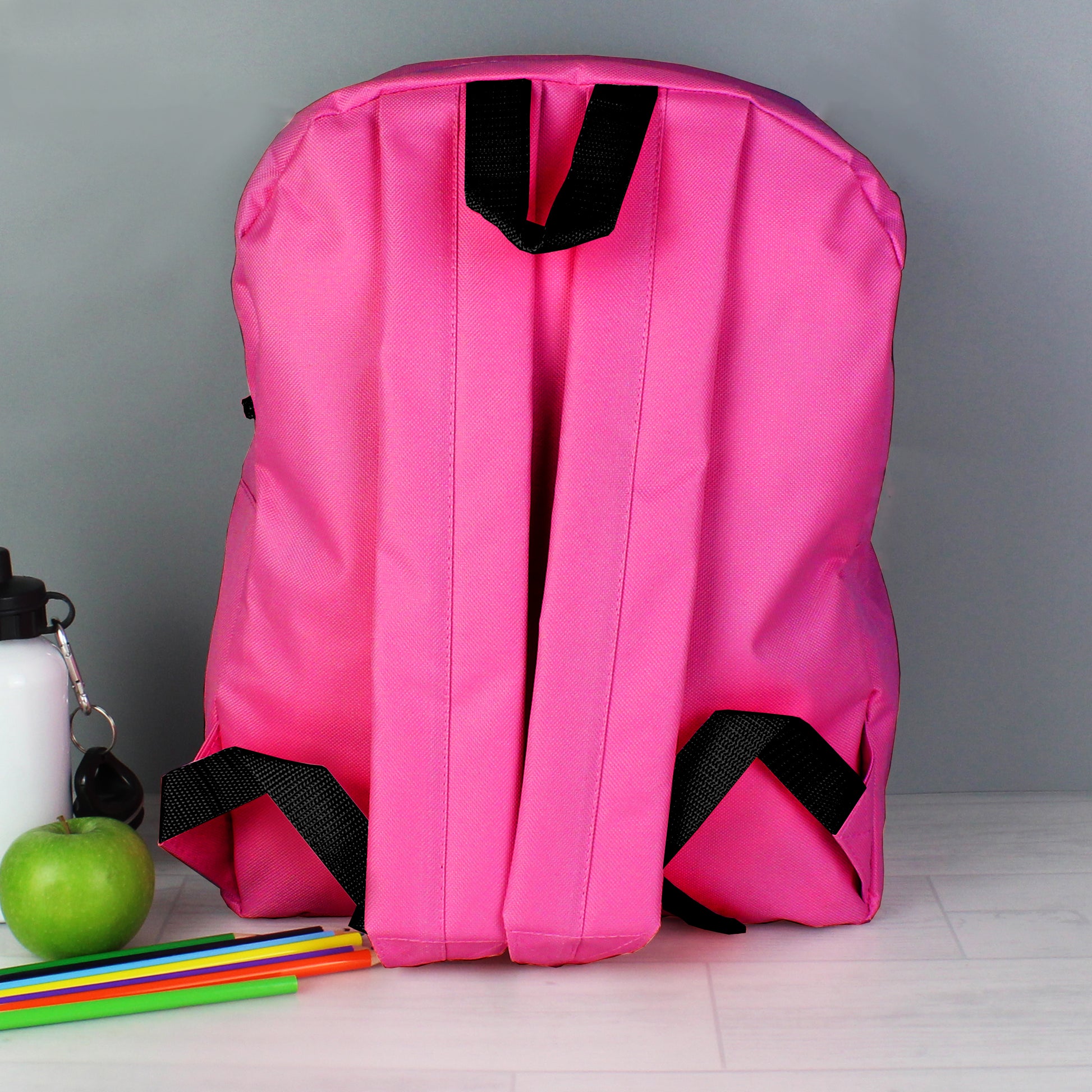 Personalised Rainbow Pink Backpack - image 5