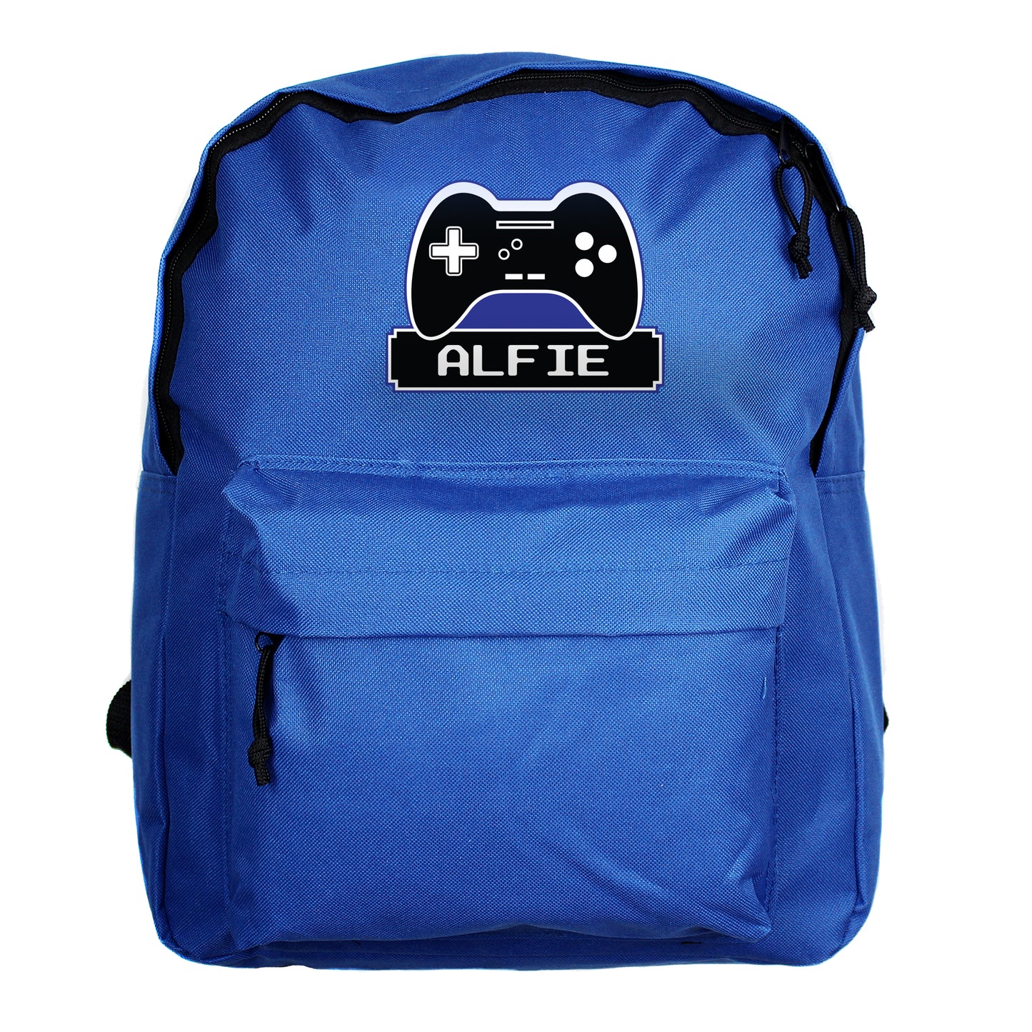 Personalised Gaming Blue Backpack - image 3