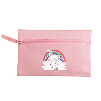 Personalised Unicorn Pink Pencil Case - image 4