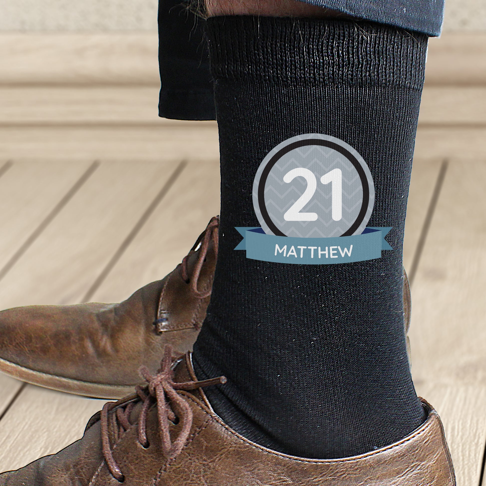 Personalised Birthday Men's Socks from Heartfelt Gifts