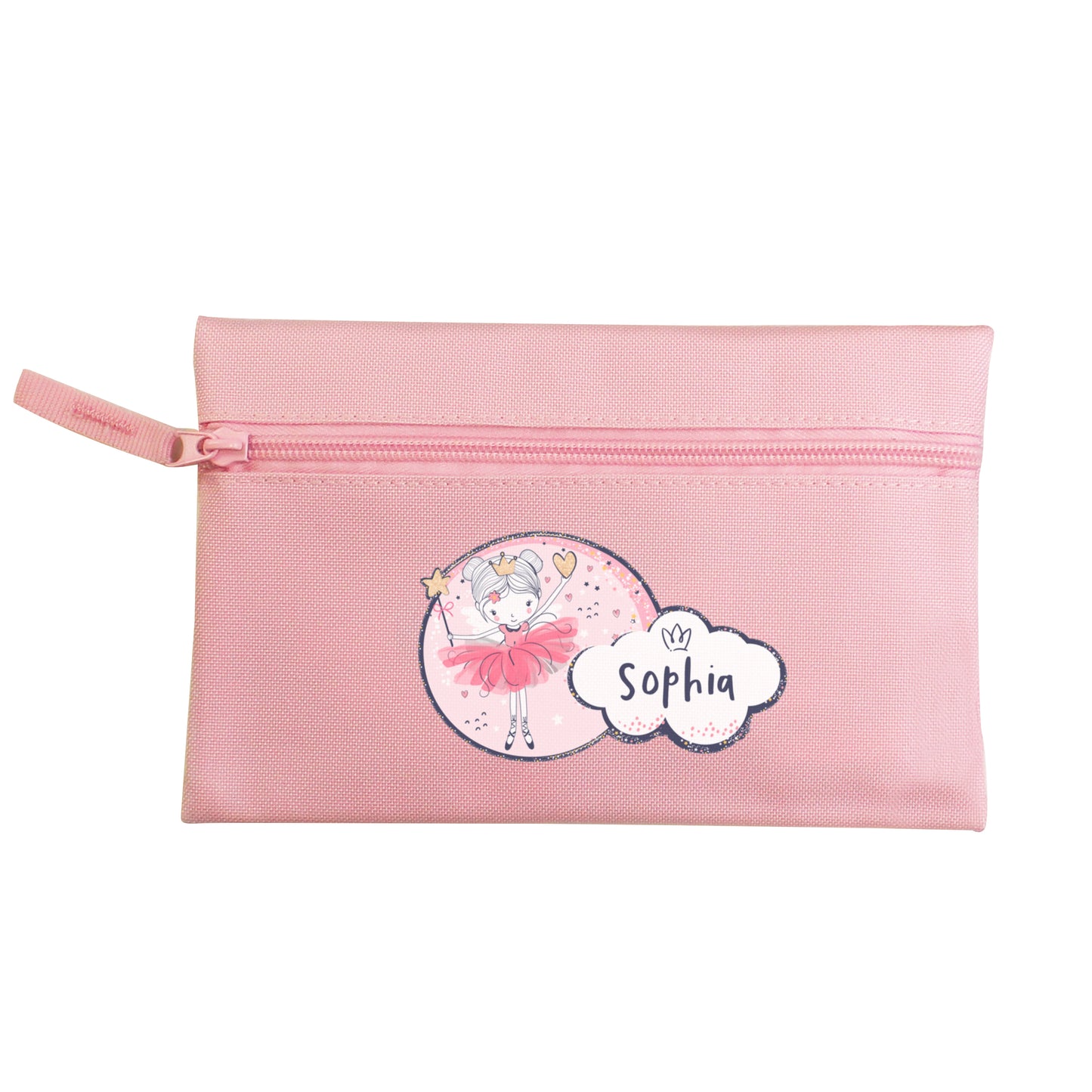 Personalised Princess Ballerina Pink Pencil Case - image 5