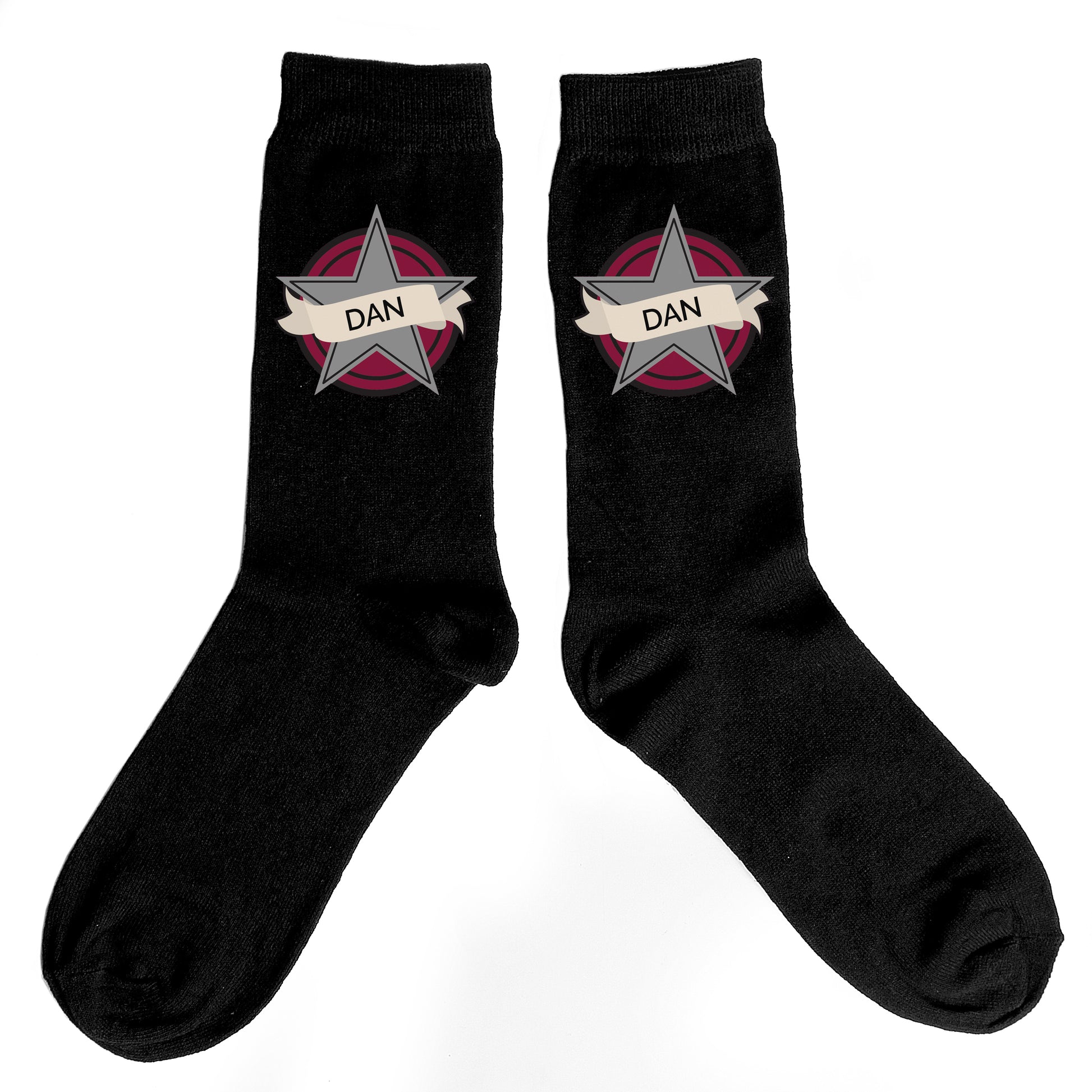 Personalised Star Men's Socks - image 2
