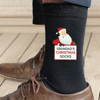 Personalised Santa Claus Christmas Socks - image 6