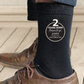 Personalised 2nd Anniversary Mens Socks from Heartfelt Gifts