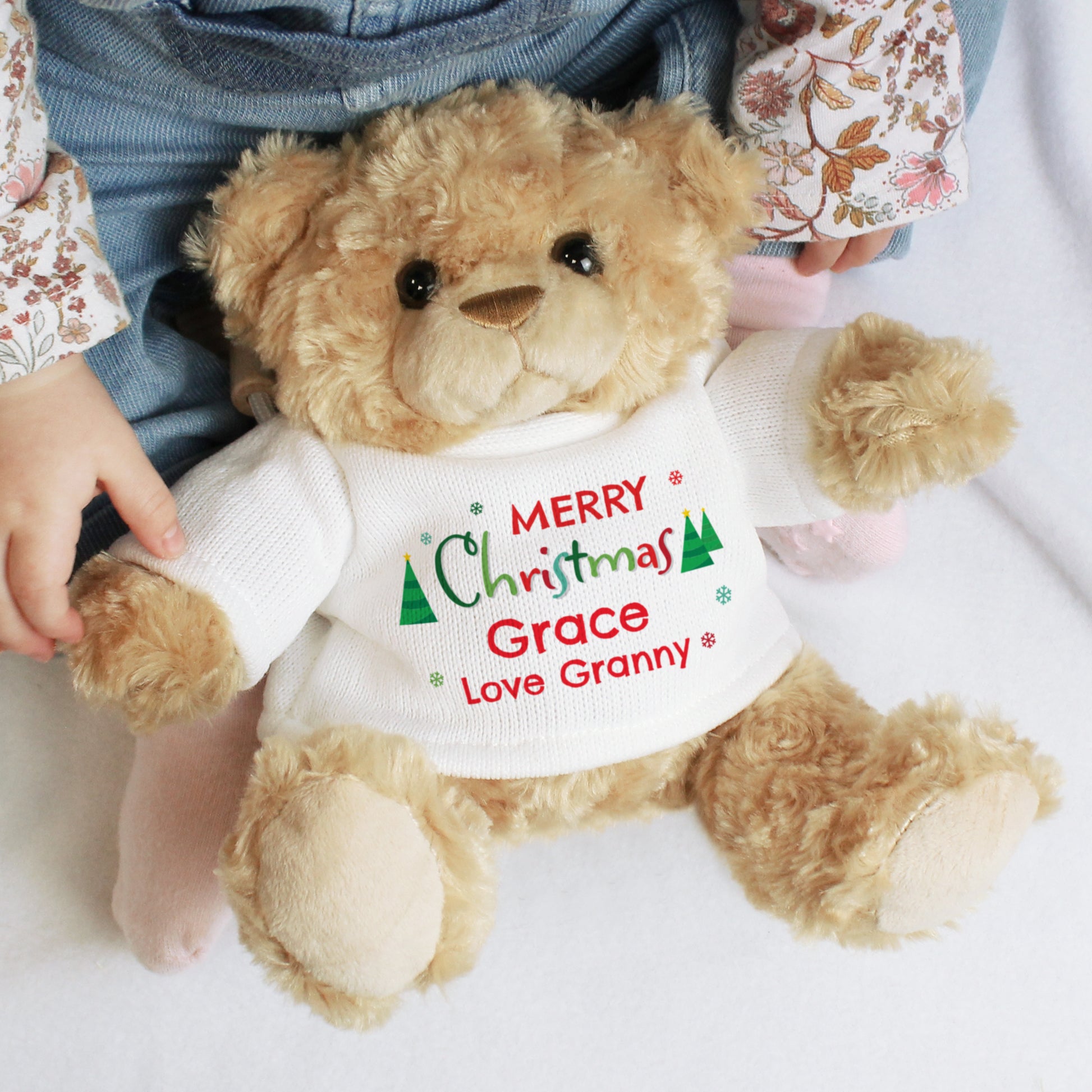 Personalised Merry Christmas Teddy Bear from Heartfelt Gifts