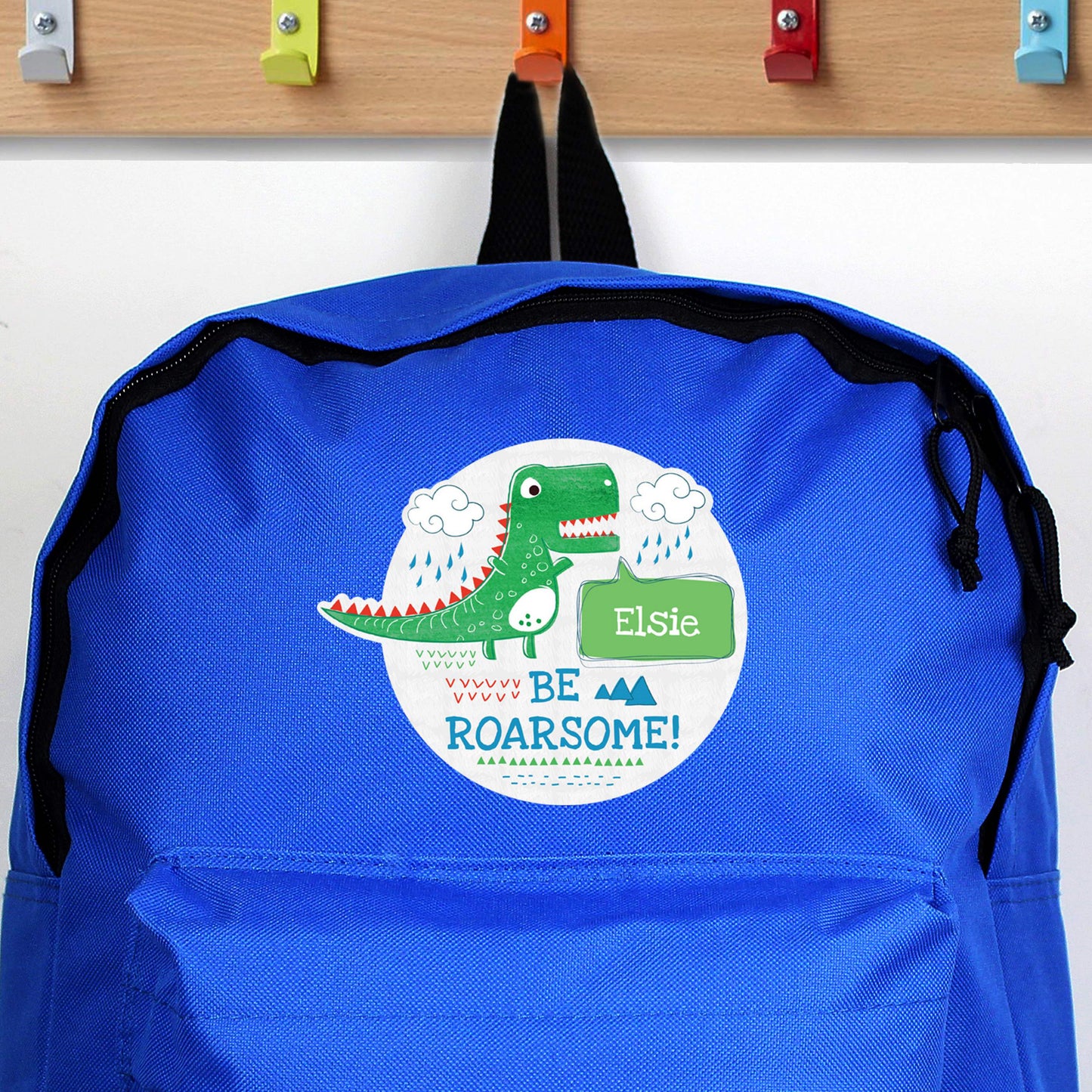 Personalised 'Be Roarsome' Dinosaur Backpack - image 4
