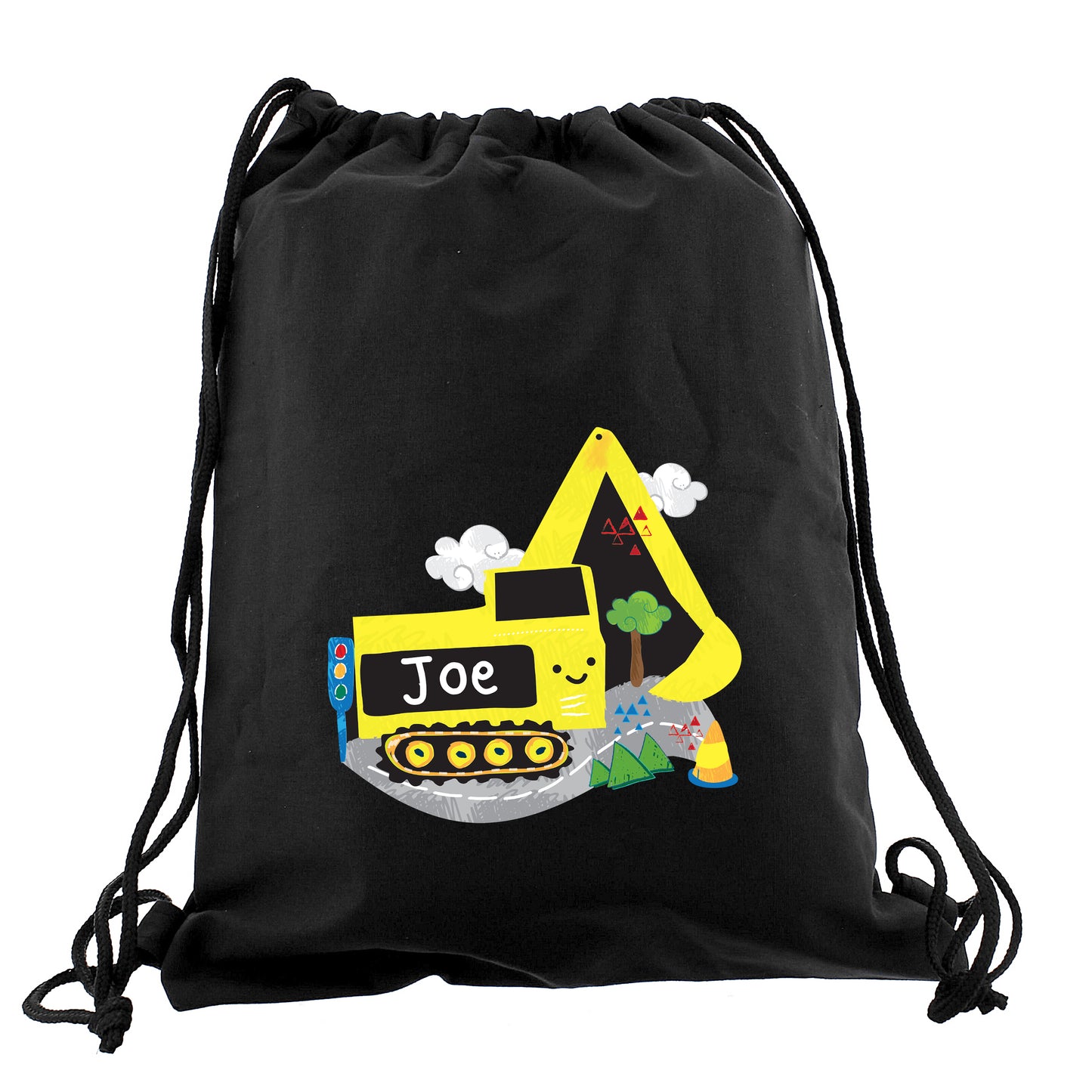 Personalised Digger Black Kit Bag - image 2