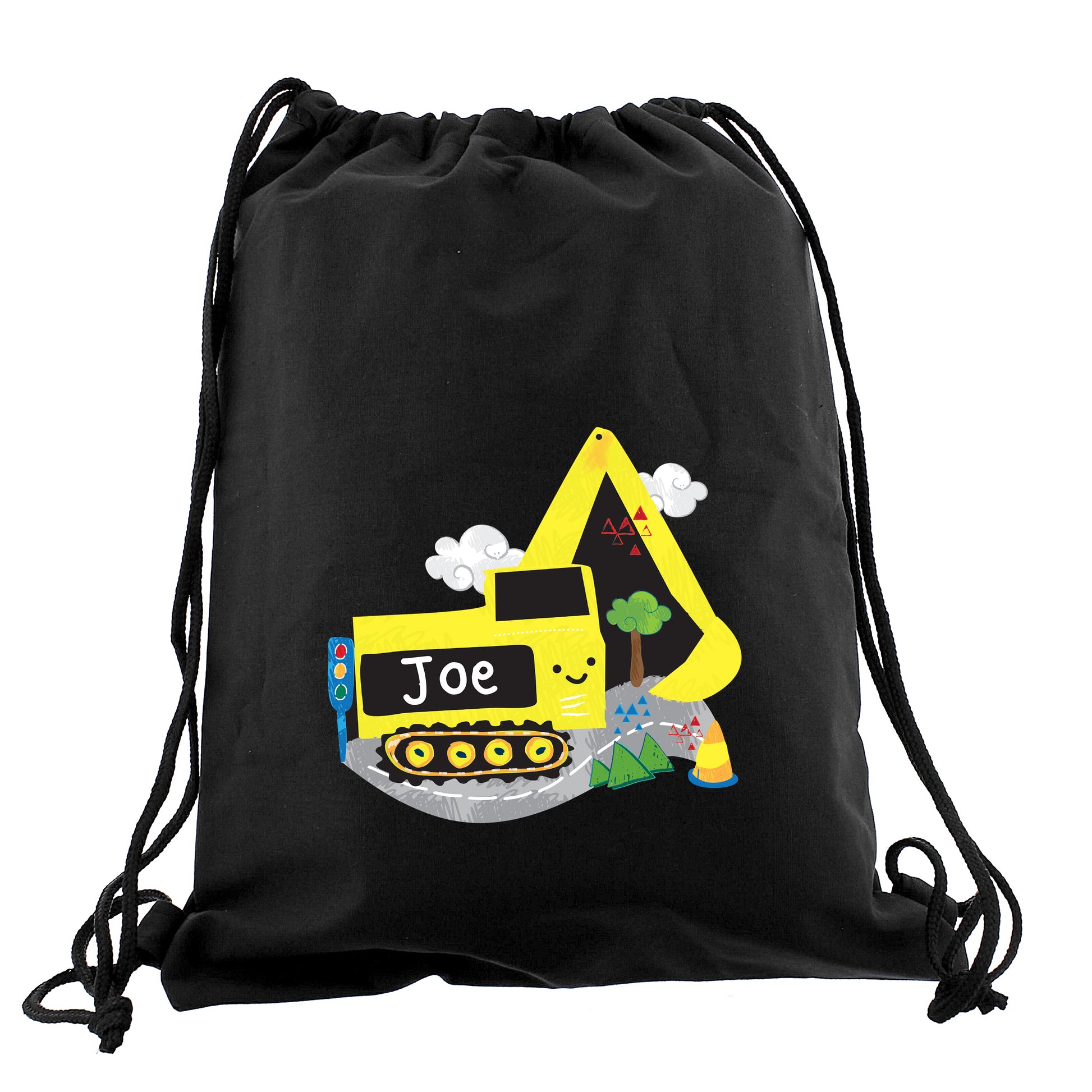 Personalised Digger Black Kit Bag - image 2