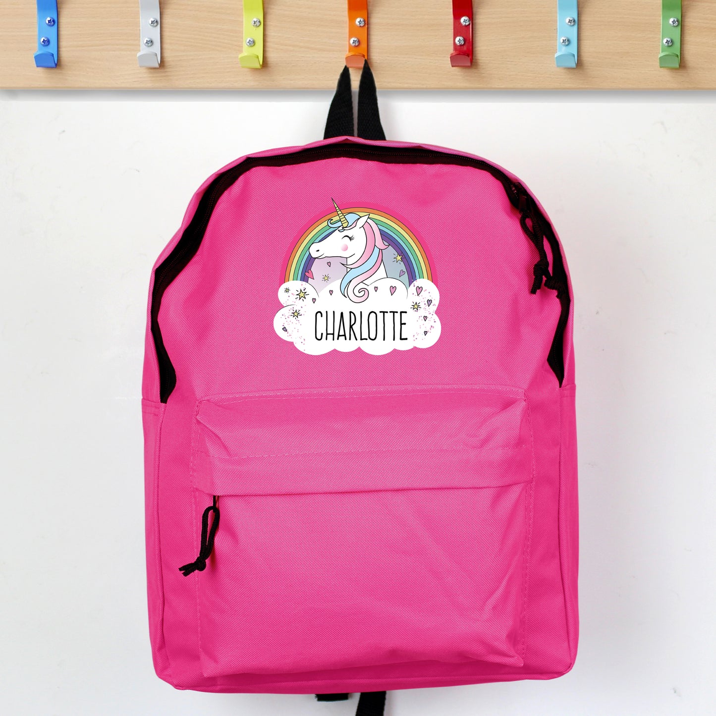 Personalised Unicorn Pink Backpack from Heartfelt Gifts