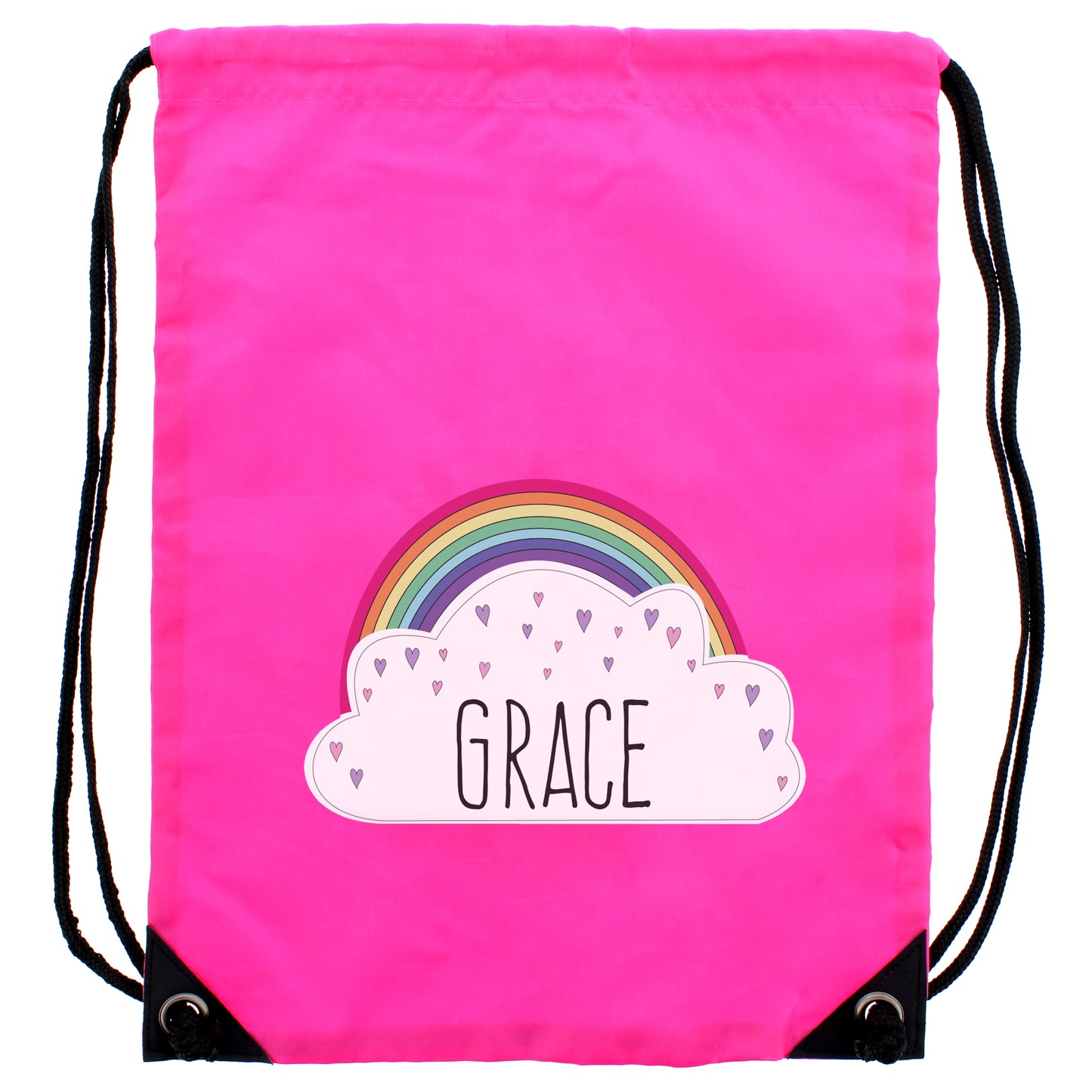 Personalised Rainbow Pink Kit Bag - image 4