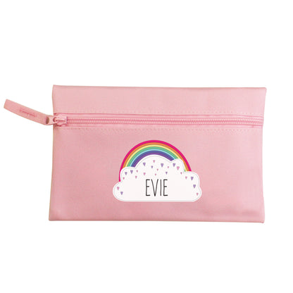 Personalised Rainbow Pink Pencil Case - image 4