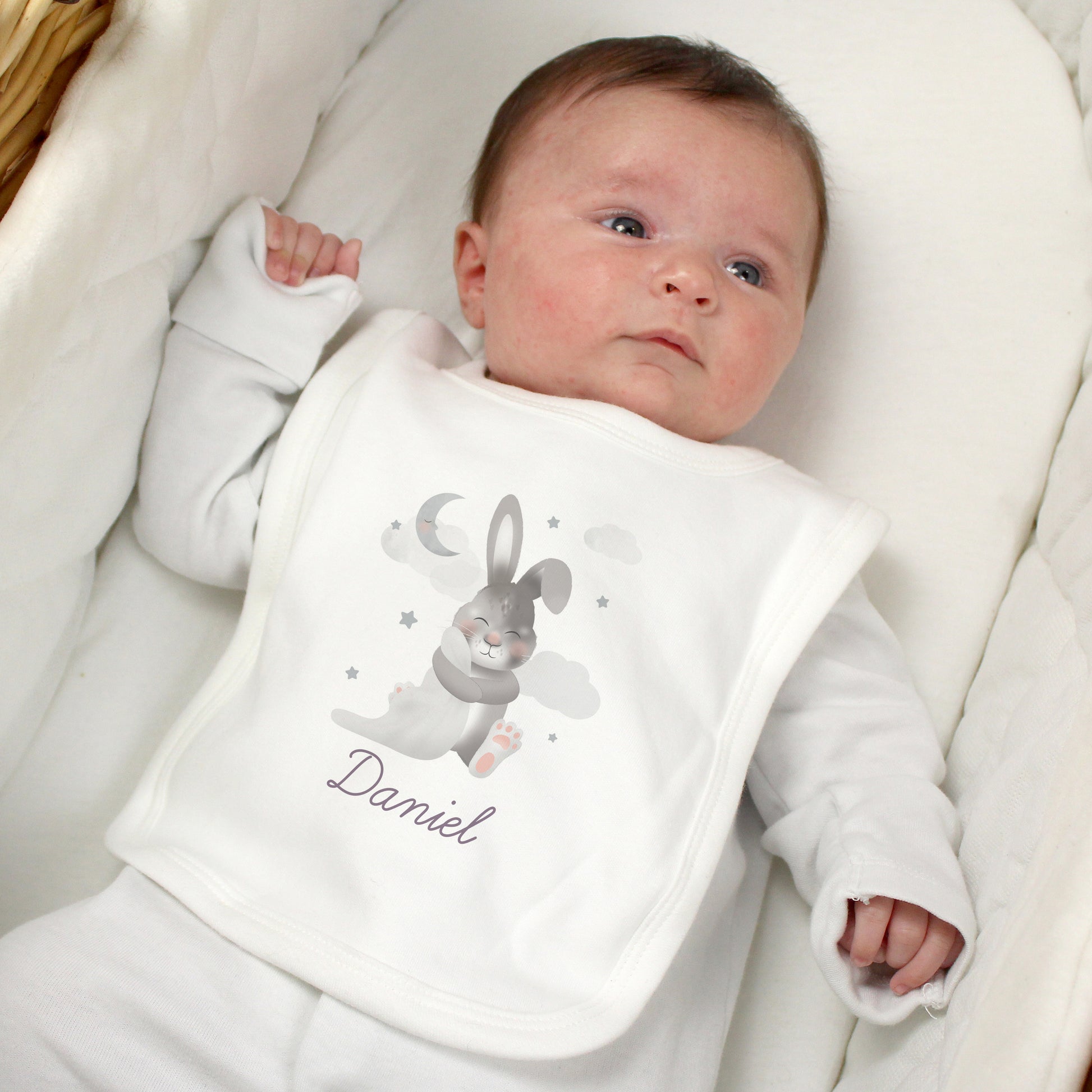 Personalised Baby Bunny Bib from Heartfelt Gifts