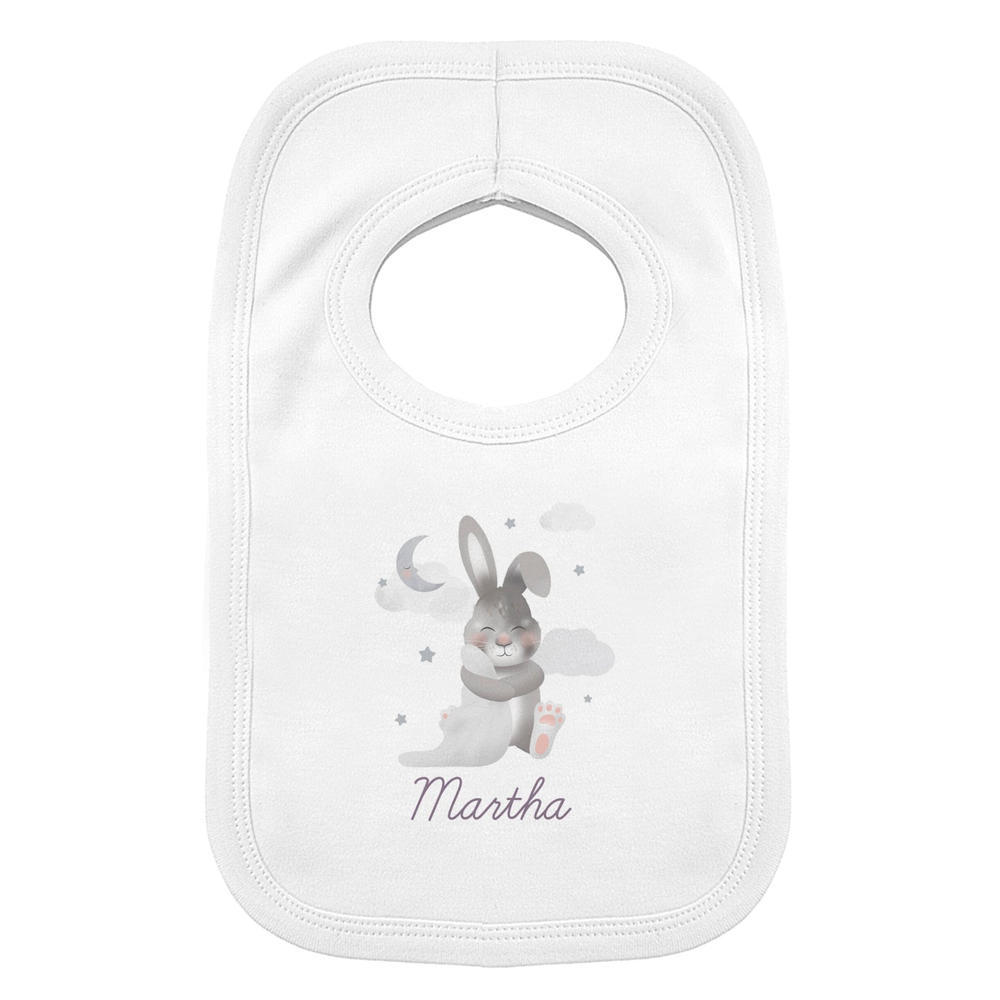 Personalised Baby Bunny Bib - image 2