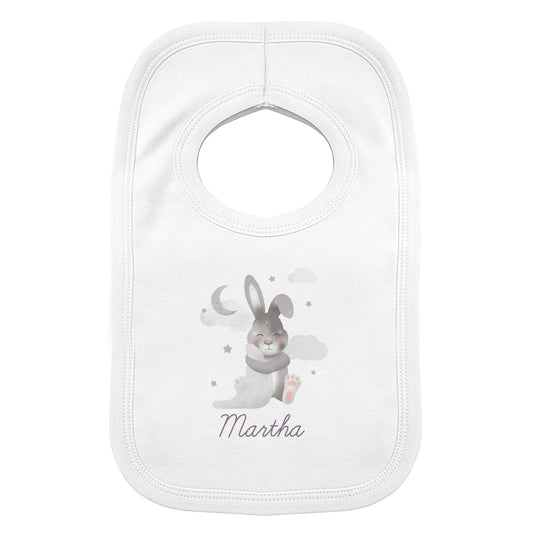 Personalised Baby Bunny Bib - image 2