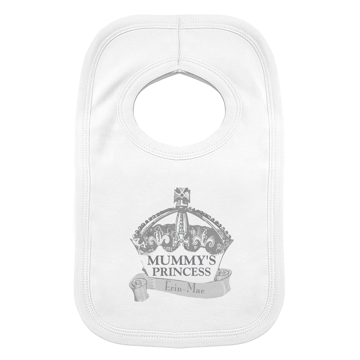 Personalised Royal Crown Bib - image 2