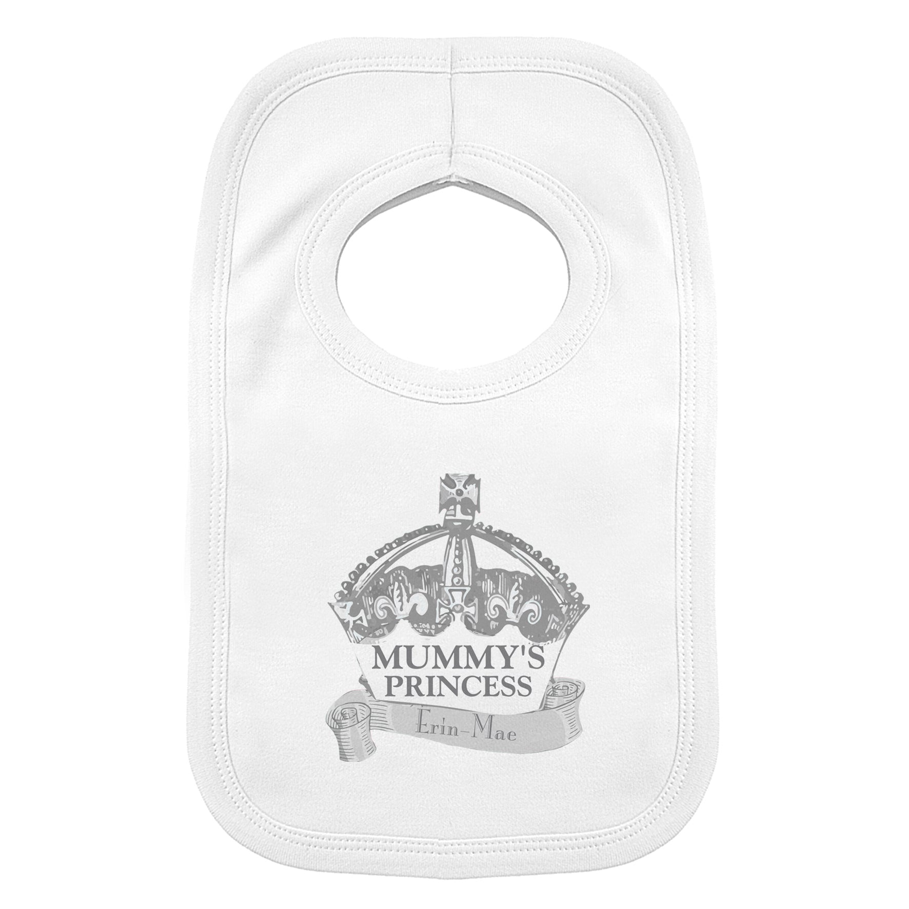 Personalised Royal Crown Bib - image 2