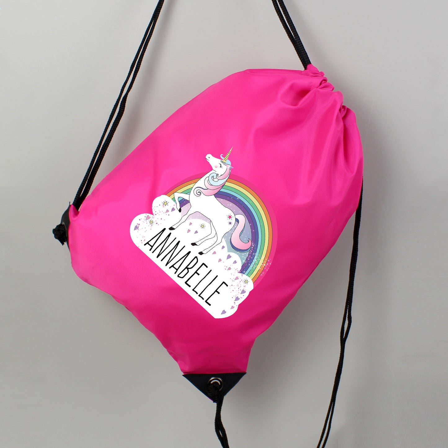 Personalised Unicorn Pink Kit Bag - image 4
